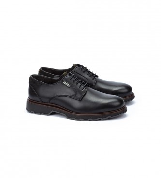 Pikolinos Leather Shoes Linares black