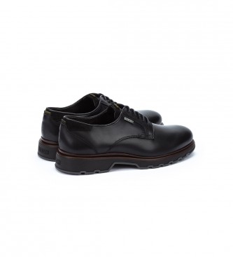Pikolinos Leather Shoes Linares black