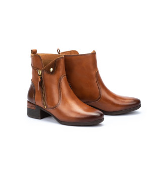 Pikolinos Brown Malaga Leather Ankle Boots