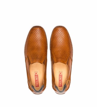 Pikolinos Azorski usnjeni čevlji 06H rjavi