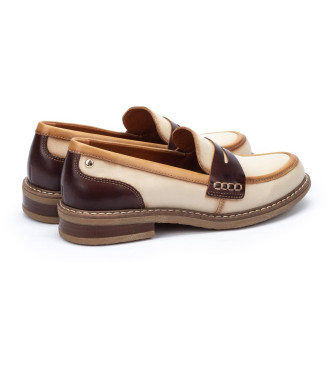 Pikolinos Leder Mokassins Aldaya wei� creme