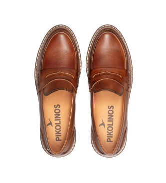 Pikolinos Braune Aldaya Leder Mokassins