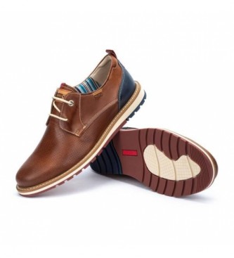 Pikolinos Berna brown leather loafers