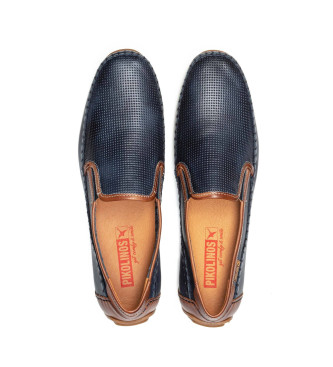 Pikolinos Conil navy leather loafers