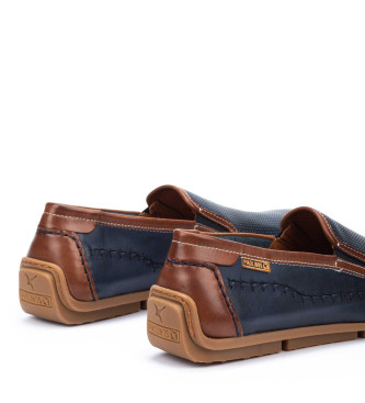 Pikolinos Conil navy leather loafers