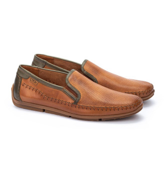 Pikolinos Conil brown leather loafers