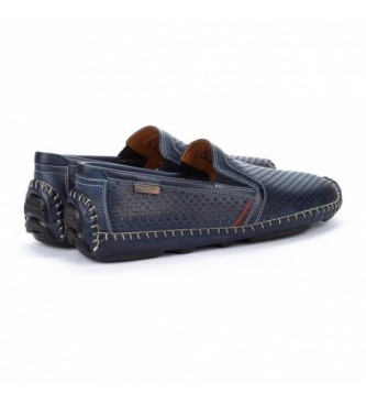 Pikolinos Jerez navy leather loafers
