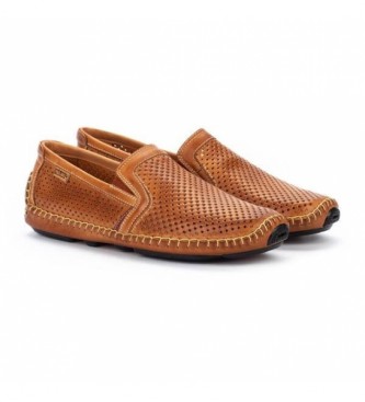 Pikolinos Brown Jerez leather loafers 