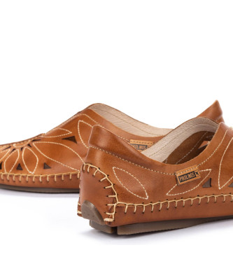 Pikolinos Braune Jerez Leder Mokassins