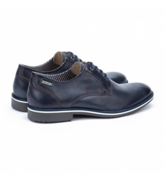 Pikolinos Navy Leon leather loafers