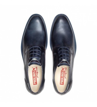 Pikolinos Navy Leon leather loafers