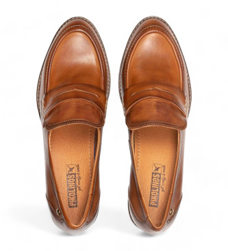 Pikolinos Llanes brown leather loafers