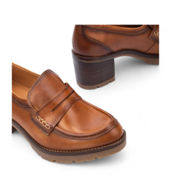 Pikolinos Llanes brown leather loafers