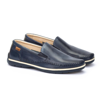 Pikolinos Leder Mokassins Marbella navy