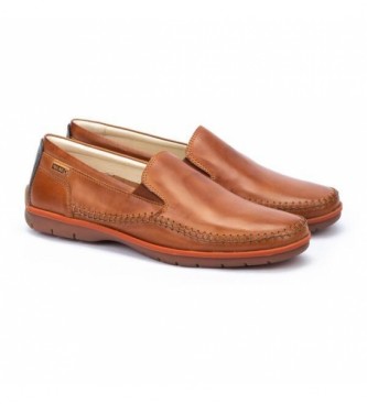 Pikolinos Marbella brown leather loafers