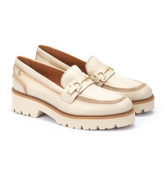 Pikolinos Leder Mokassins Vicar creme wei�