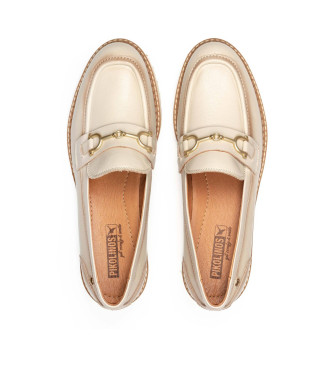 Pikolinos Leder Mokassins Vicar creme wei�