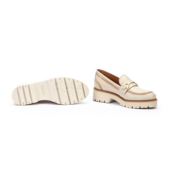Pikolinos Leder Mokassins Vicar creme wei�