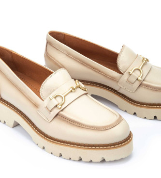 Pikolinos Leder Mokassins Vicar creme wei�