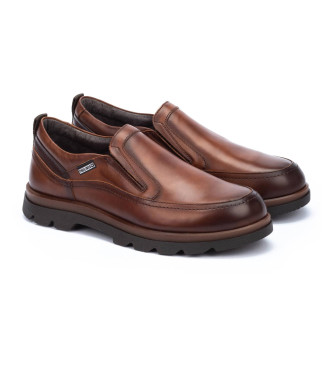 Pikolinos Mocassins en cuir Vigo marron