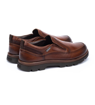 Pikolinos Mocassins en cuir Vigo marron