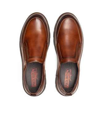 Pikolinos Brown Vigo Leather Moccasins