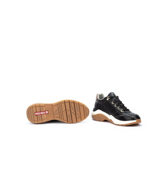 Pikolinos Leather Sneakers Nerja black