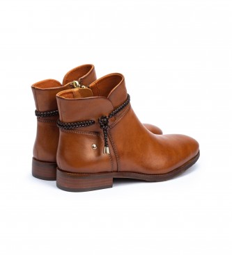 Pikolinos Royal W4D-8908 brandy leather ankle boots