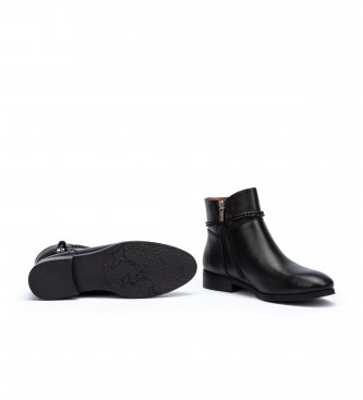 Pikolinos Skórzane buty za kostkę Royal W4D-8908 czarne