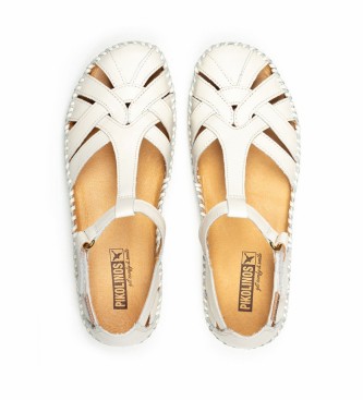 Pikolinos Sand�lias de couro P. Vallarta 655-0732ST branco