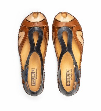 Pikolinos Sand�lias de couro Cadaques W8K marine