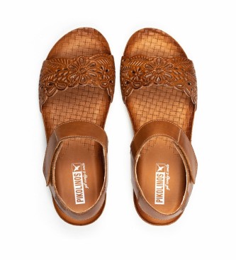 Comprar Sandalia plana Mahon W9e-0912 marron Pikolinos envío 24/72h online