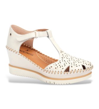 Pikolinos Sand�lias de couro Aguadulce off white