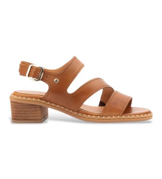Pikolinos Sandali Blanes in pelle marrone