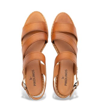 Pikolinos Sandali Blanes in pelle marrone