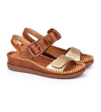 Pikolinos Sand�lias de couro castanhas Cadaques