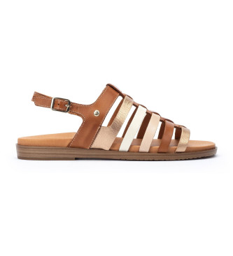 Pikolinos Brown Formentera Leather Sandals