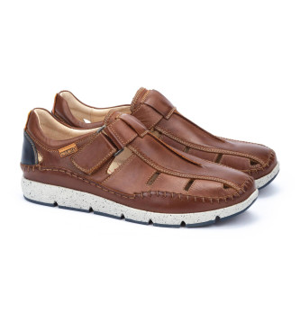 Pikolinos Brown Fuencarral Leather Sandals