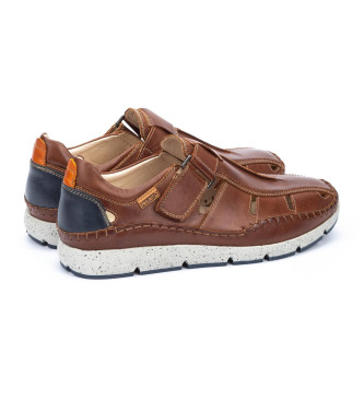 Pikolinos Brown Fuencarral Leather Sandals