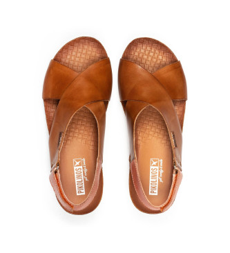 Pikolinos Brown Mahon leather sandals