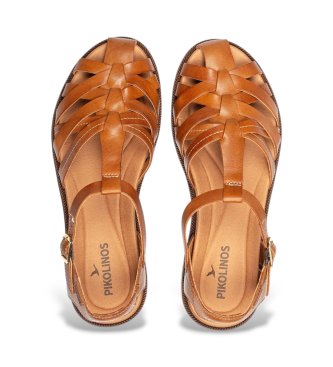 Pikolinos Sand�lias de couro Navia castanhas