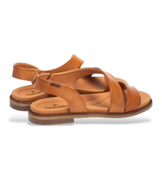 Pikolinos Sand�lias Navia em pele castanha