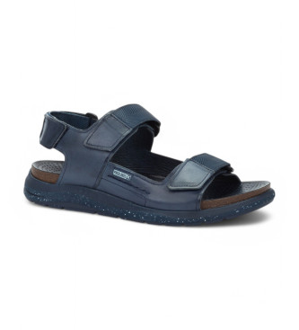 Pikolinos Navy Nijar Leather Sandals