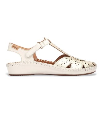 Pikolinos P.Vallarta gold leather sandals