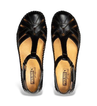 Pikolinos Sand�lias de couro P.Vallarta preto