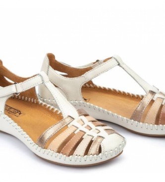 Pikolinos P.Vallarta leather sandals white