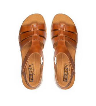 Pikolinos Brown Salma Leather Sandals