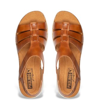 Pikolinos Bruine Salma Leren Sandalen