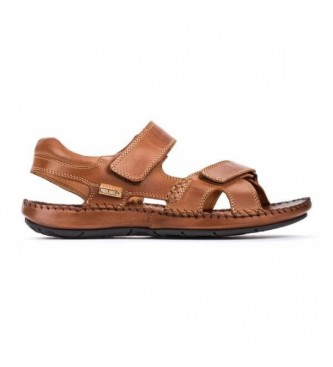 Pikolinos Brown leather sandals Tarifa