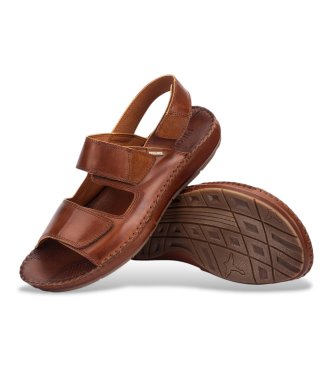 Pikolinos Leather sandals Tarifa brown